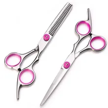 Profesional 6.0 pulgadas 4cr tijeras del corte del pelo peluquería makas tijeras de pelo salón tijera adelgazamiento tijeras de peluquería