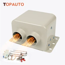 TopAuto 12 v 24 V 200 W 300 W Ventana Del Parabrisas del Coche Del Ventilador Del Calentador Descongelador Eléctrico Conectar La Batería para Barco caravana Camión