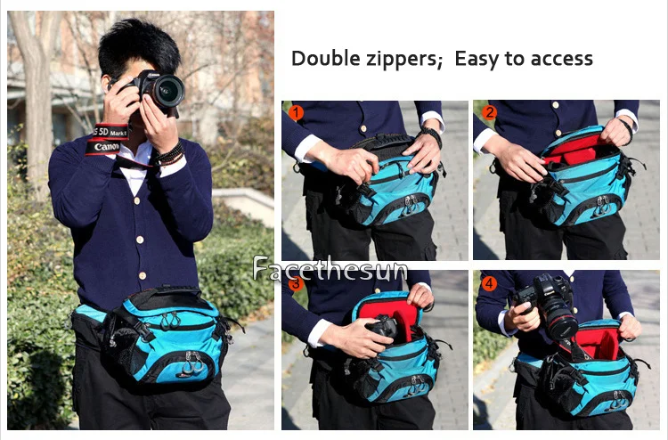 Waterproof Camera Waist Travel Bag CS8016-12