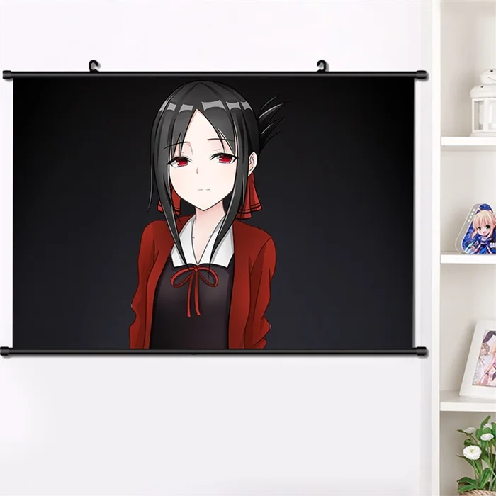 Японское аниме Kaguya-sama: Love Is War Shinomiya Kaguya настенный Свиток Плакат манга настенные подвесные плакаты украшение дома 40*60 см - Цвет: V