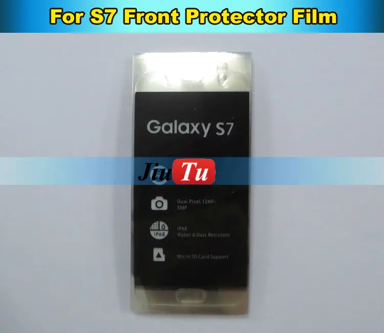 

Front Plastic Protector Film For Samsung S7 LCD Screen Glass Protective 100 Pcs/lot
