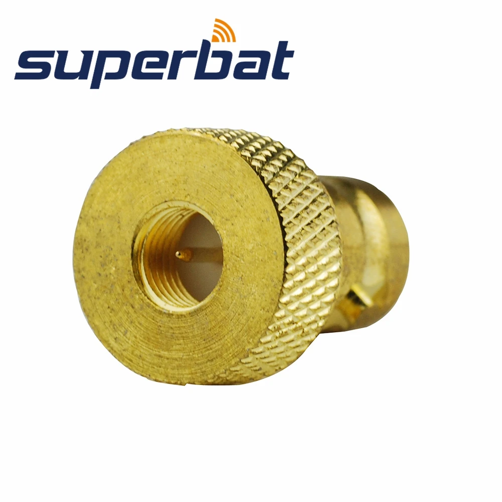 Адаптер Superbat SMA BNC штекер Женский разъем прямой Позолоченный для Vertex Icom Kenwood Radio|plug