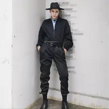 Пользовательский рубашка с воротником комбинезон корейской версии мода мужские Штаны Производительность работы одежда. S-6XL