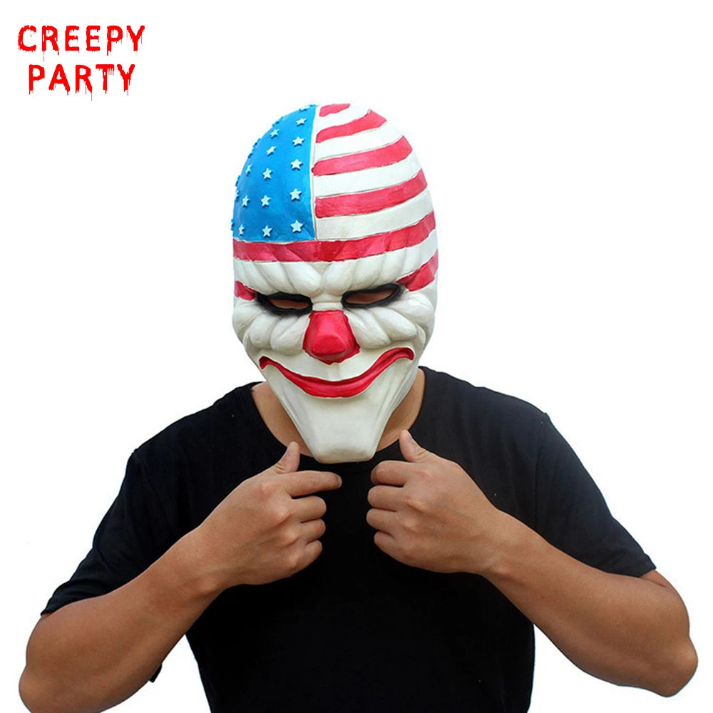 Buy Horror Payday 2 Mask Realistic Game Series Latex