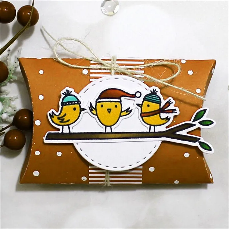 

Naifumodo Tree Animal Card Making Stamps Clear Stamps Scrapbooking Stamp Embossing Transparent Clear Silicone Stamp