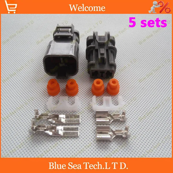 

Free Shipping 5 sets 2Pin/way 6.3mm car connector,Car Waterproof Electrical plug,car refit connector for car boat ect.