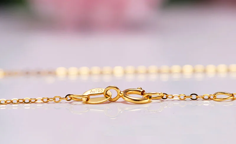 18k Au750 gold chain bracelet (9)