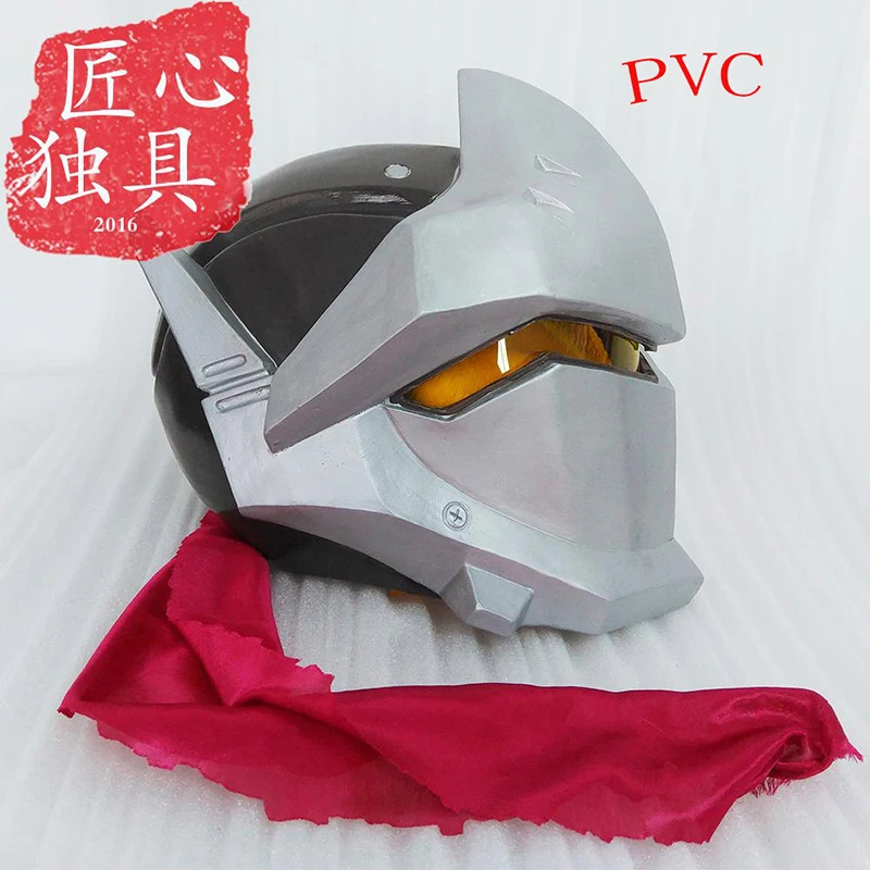 

TOP QUALITY! Game Over And Watch OW Hero Genji Cosplay Helmet Mask Cosplay Props For Party Halloween