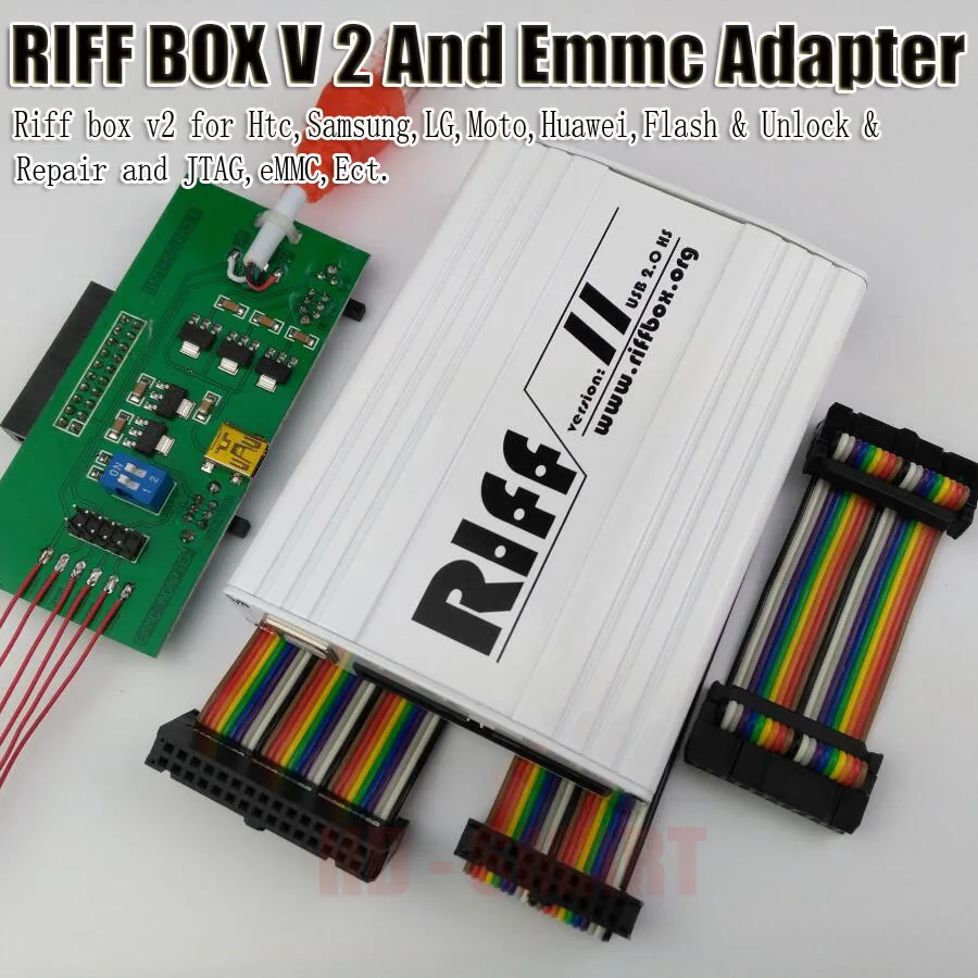 100% Оригинальный RIFF BOX JTAG для HTC SAMSUNG Huawei Riff Box разблокировка вспышка и ремонт с 3