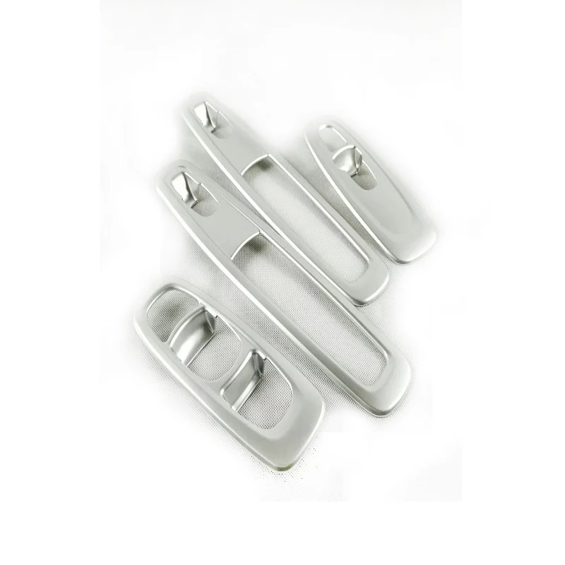 

New Car Interior Matte ABS Chrome Door Window Switch Panel Cover Trim For RENAULT KADJAR 2016 Only Fit Left Hand Drive