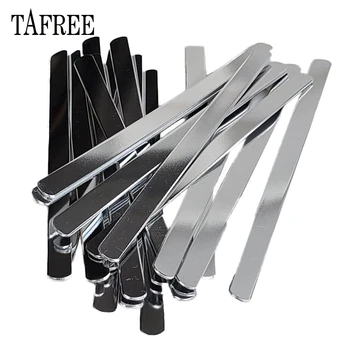 

TAFREE Aluminum Bracelet Stamping Cuff Blank Flat For Bangle Jewelry with one side Tumbled Polished Mirror surface High Quality