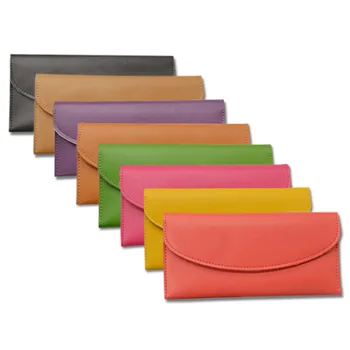 

Fashion Women Wallet Thin Purse Cowhide Long Clutch Wallet Genuine Leather Purses Female Credit Card Holder Coin Purse THD11