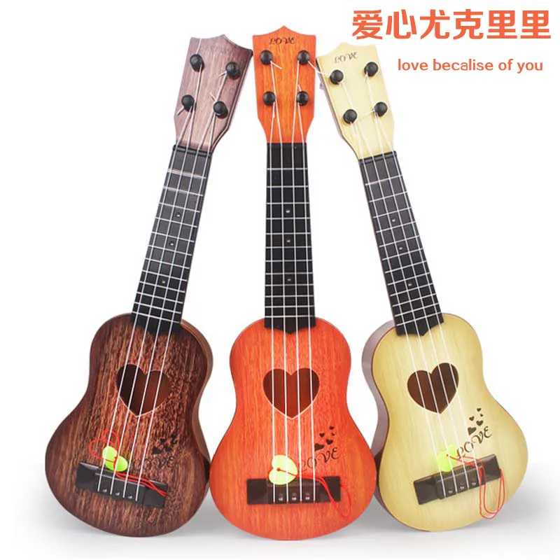 39cm/44cm Mini Ukulele Simulation Guitar Kids Musical Instruments Toy Music Education Development Kids Birthday Christmas Gift 39cm/44cm Mini Ukulele Simulation Guitar Kids Musical Instruments Toy Music Education Development Kids Birthday Christmas Gift