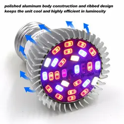 E27/E14/GU10 полный спектр Светодиодный лампа для выращивания растений лампы для гидропоники Крытый садовый парник цветок