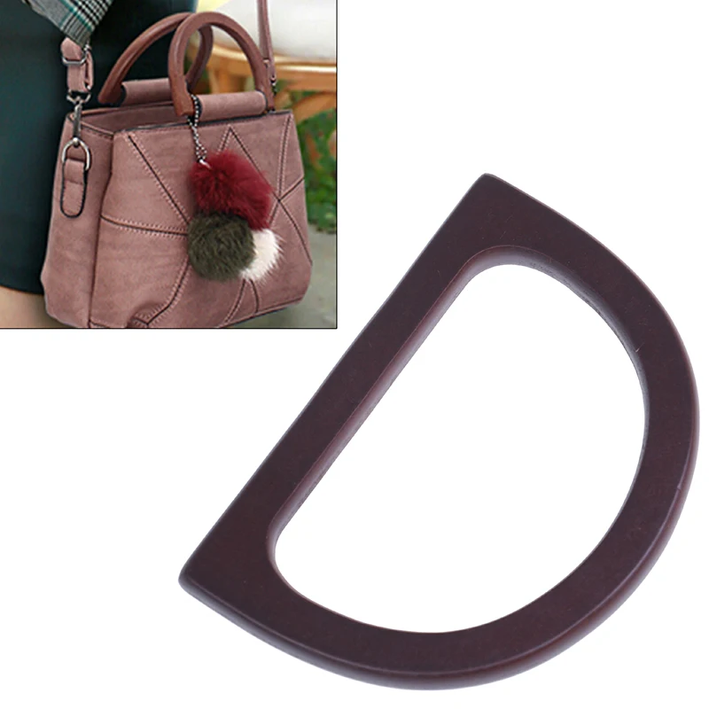 

Wooden Bag Wooden Handle Replacement DIY Handbag Purse Frame Bag Accessories