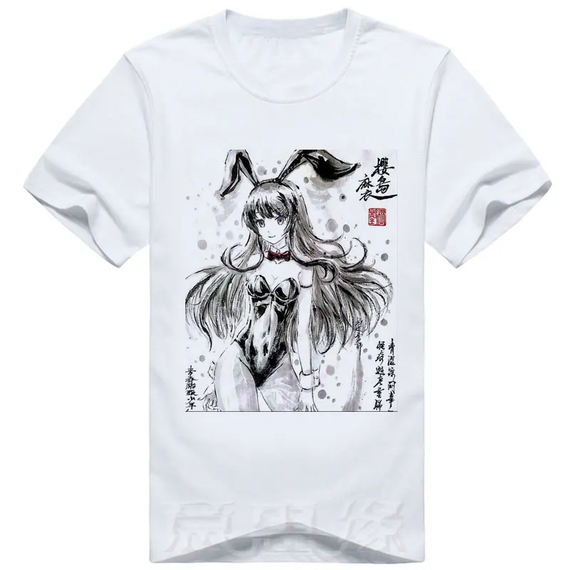 Аниме «Seishun Buta Yarou wa Bunny Girl Senpai no Yume wo Minai», футболка для косплея, футболки, топы - Цвет: 10