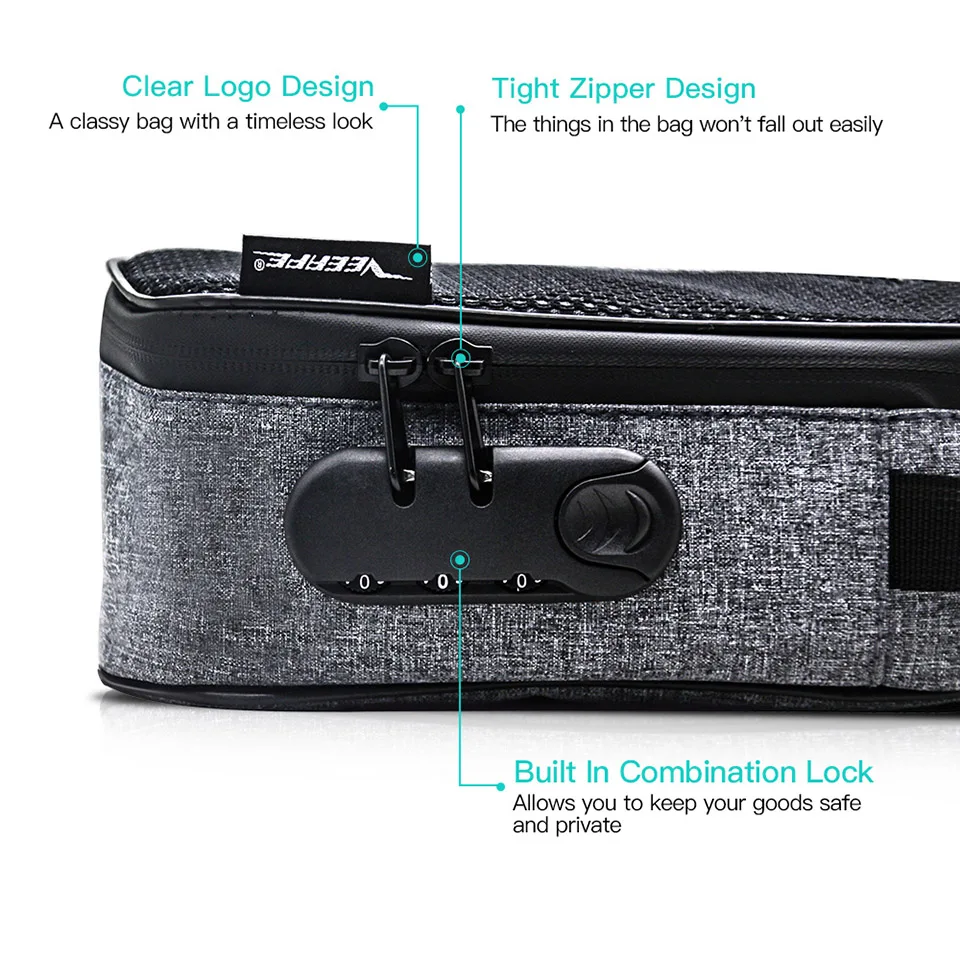 In Stock!! Veeape Smoking Smell Proof Stash Carbon Lined bags Tobacco Pouch for Weed Herb Odor Proof Container Case Storage (4)