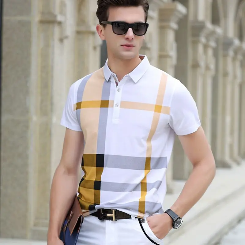 2020 Summer Polo Shirt Men's Brand 