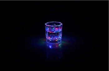 

Luminous cup LED glasses Water induction Colorful luminous Discoloration Emitting beverage ideas cup