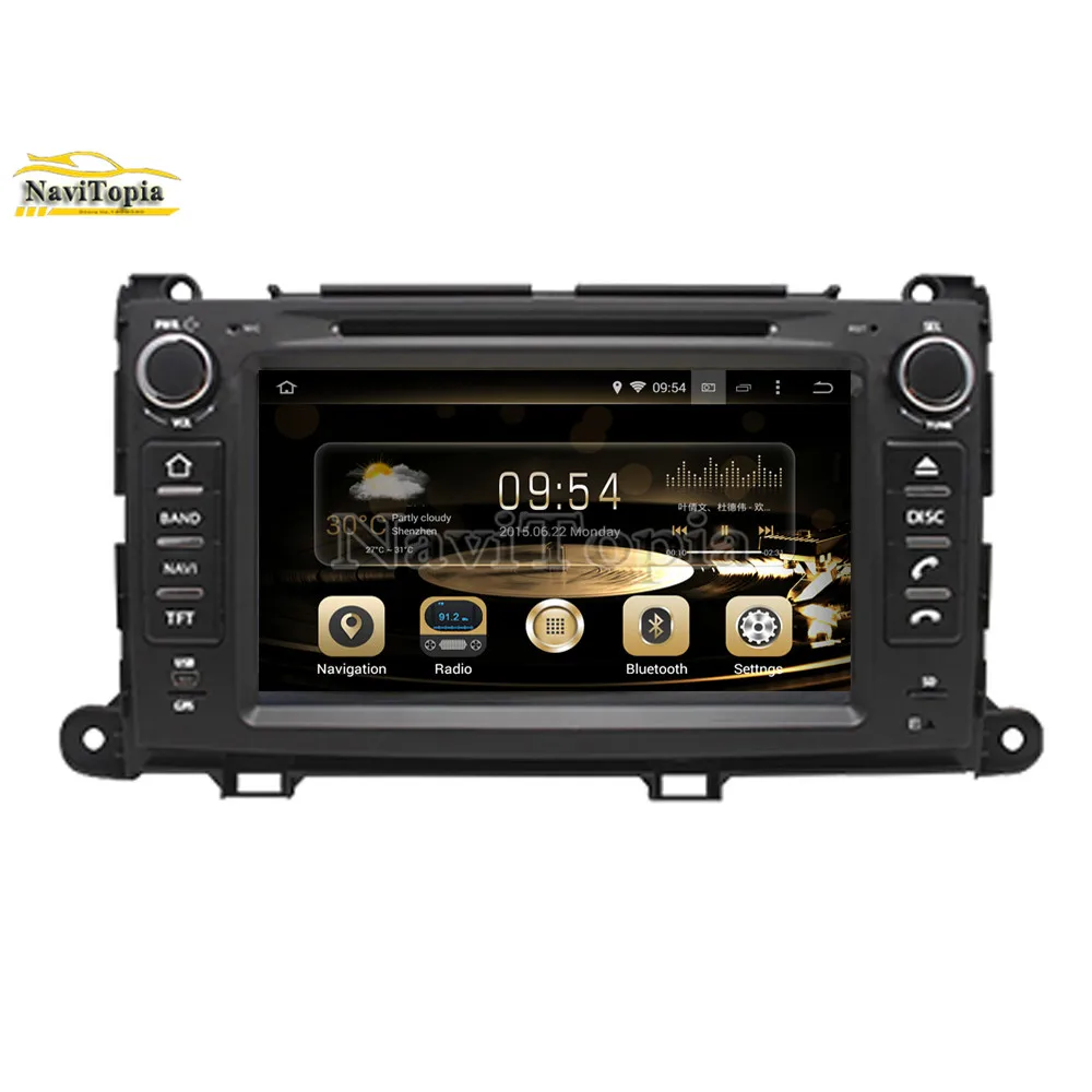 Perfect NAVITOPIA 4G RAM 64G ROM PX6 Six Core Android 9.0 Car DVD GPS Navigation for Toyota Sienna/XL30 2013 2014 2015 2016 2017 2018- 7