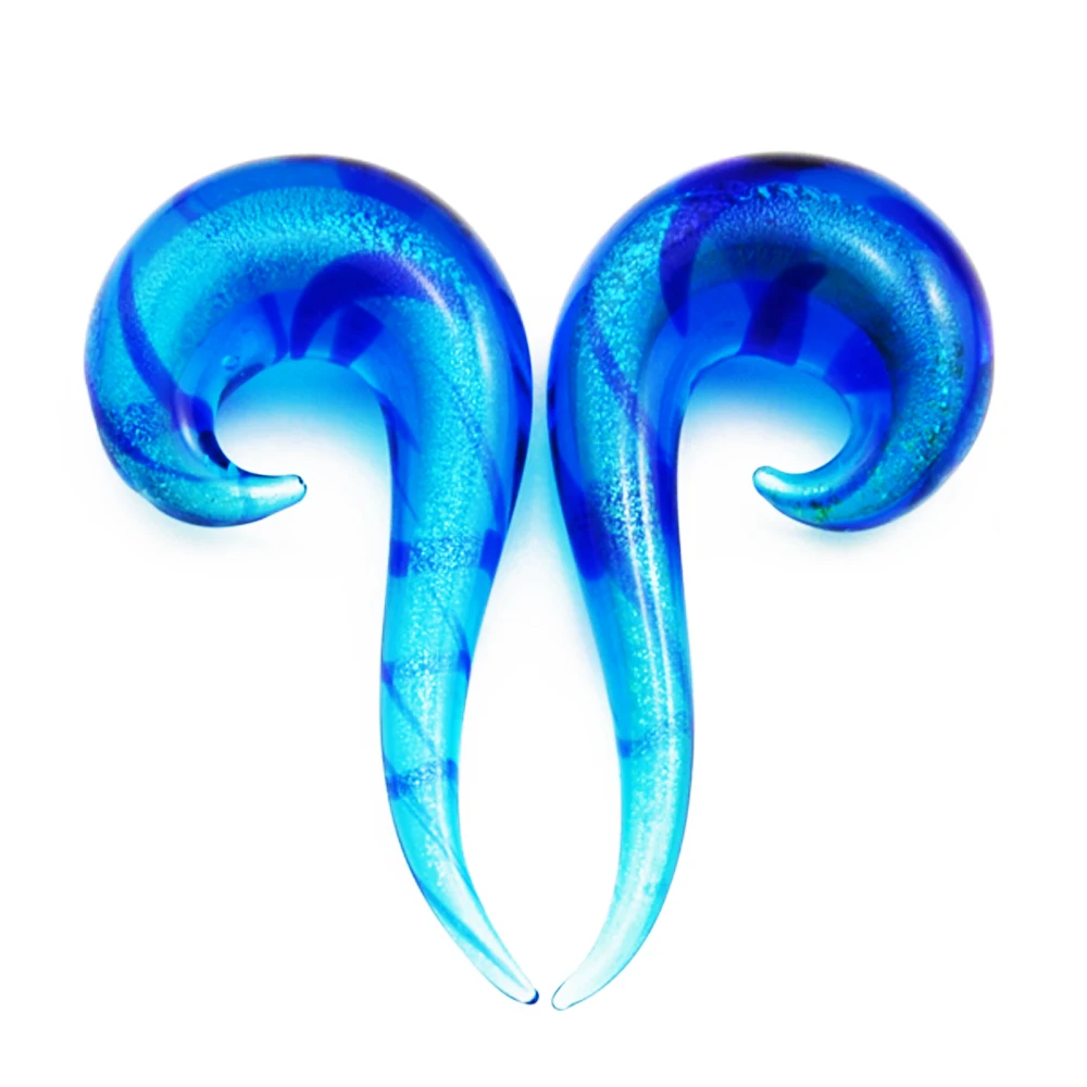 Женские блестящие спиральные конические Серьги для пирсинга|body jewelry|ear spiral taperguage