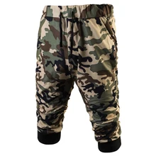 Мужские камуфляжные шорты летние повседневные эластичный пояс кружево до колена треники мужские фитнес джоггеры короткие брюки