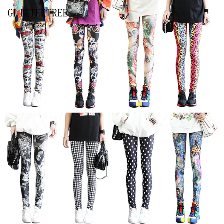 

Yoga pants ladies camouflage leggings printed camouflage graffiti leggings three-color sports fitness pants yoga pants gym pants