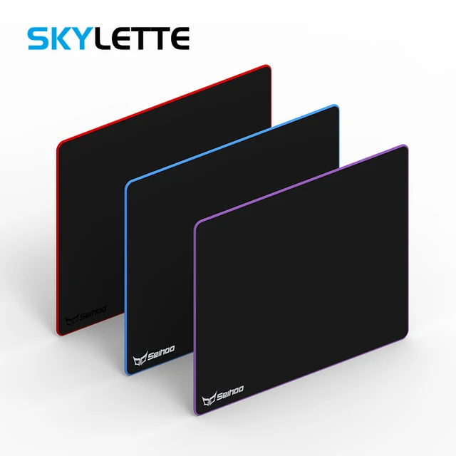 Smooth Hard Mouse Pad Matte Resin Polymer Silicone Bottom Plastic Large