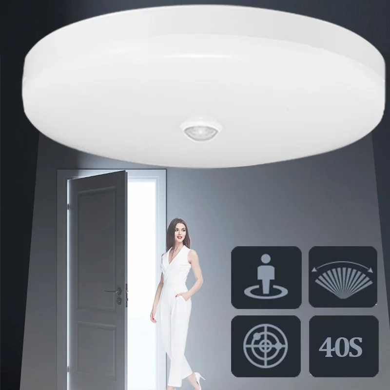  LED Night Light Ceiling Lighting LED Night Lampada Ceiling Lamps With PIR Motion Sensor For Living  - 4000130541060