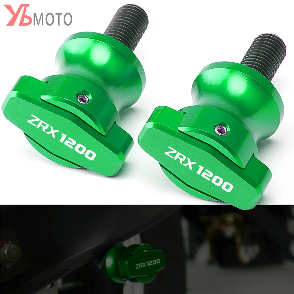 

For Kawasaki ZRX1200 R ZRX1200R ZRX 1200 R 2001-2005 2002 2003 2004 Accessories Motorcycle Swingarm Spools Slider Sliders 10mm