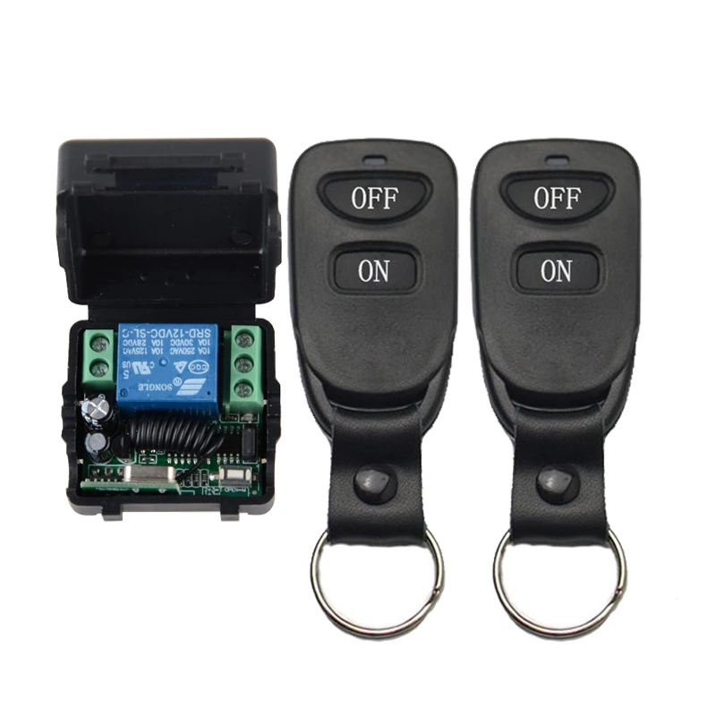 

DC 12V 10A 1CH Wireless RF Lighting Remote Control Switch Transmitter Receiver For Access Door System