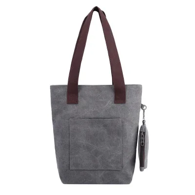 

New wave women's wash canvas bag large capacity mobile travel tide shoulder slung student travel