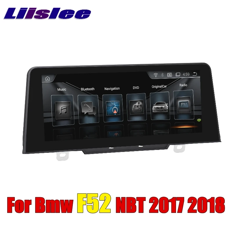 For BMW 1 Series F52 2017 2018 NBT LiisLee Car Multimedia GPS Audio Hi-Fi Radio Stereo Original Style For NBT Navigation NAVI 3