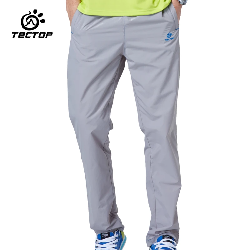 

TECTOP PS5017 Spring and Summer Outdoor Quick Dry Sport Pants, Solid Elastic Polyester Men Pants