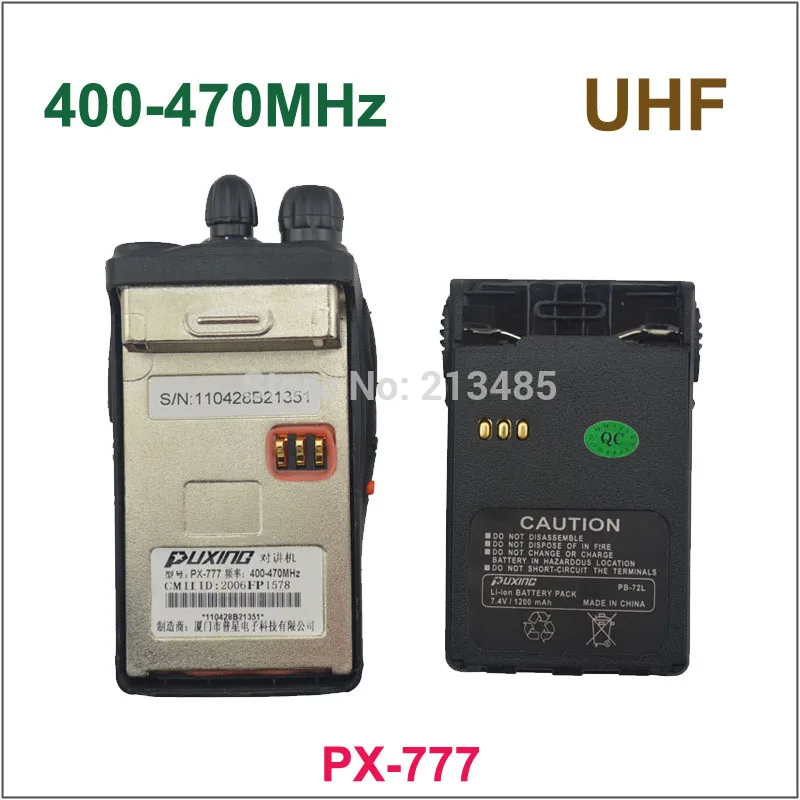 Puxing PX-777 UHF 400-470 мГц px777 Радио радиолюбителей