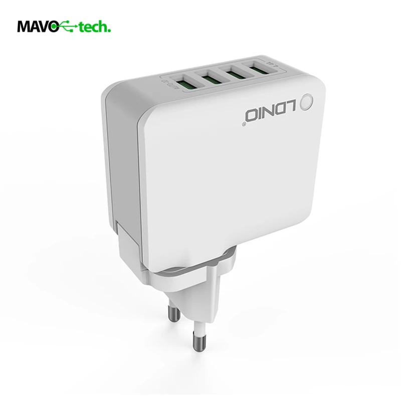 LDNIO Original 4 USB Multi Ports 4 4A Fast Charger EU US UK AU Plugs Wall