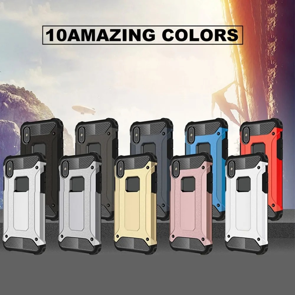 Anti scratch Dropproof Dustproof Durable TPU+PC Hard Phone Case Back