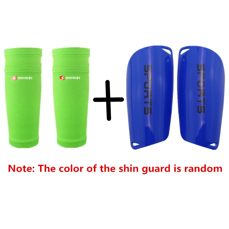 1 Pair Child Adult Soccer Protective Socks with Shin Pads Leg Sleeves Supporting Sport Safety Shin Guard Calf Support Socks Pads