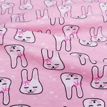 Новое поступление, полуметр, хлопковый трикотажный жакет, ткань для детской одежды DIY, нагрудники с покрытием, тканевые простыни для кровати 50x170 см