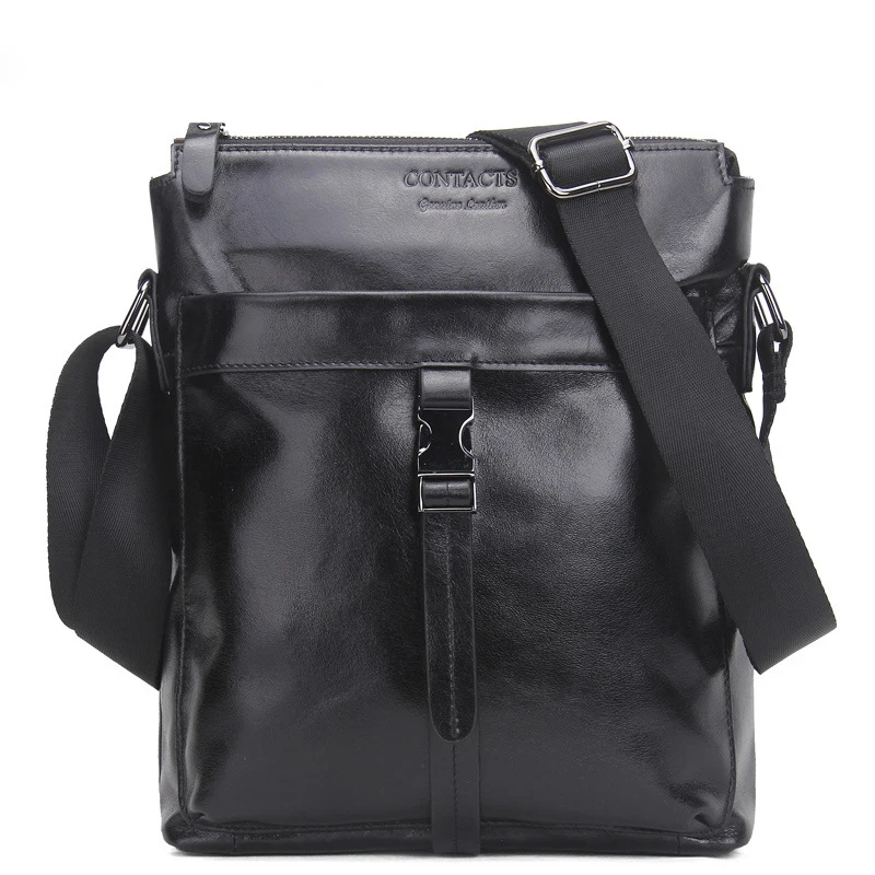 Hot Sale Men Shoulder Bag Newly Style Genuine Leather Men`s Messenger Bag Men Leather Crossbody Bag Soft Leather Men Bags