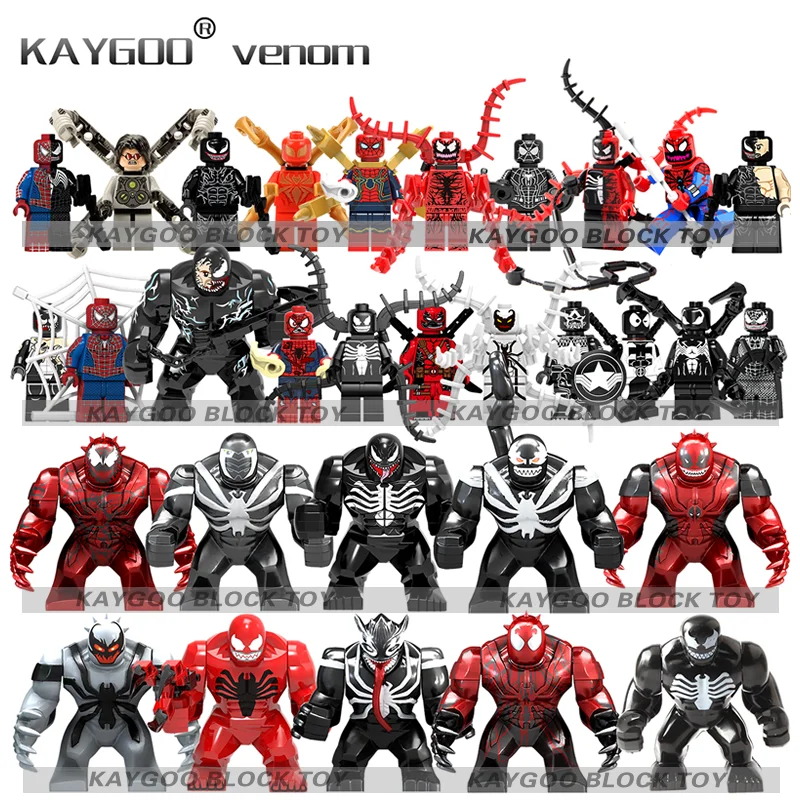 Фигурки из фильма Marvel Anti Venom Thanos Cull Obsidian Batman Hulk Buster Bane игрушечные строительные