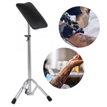 

Height Adjustable Tattoo Armrest Stable Tripod with PU Leather Pad Tattoo Supplie Tattoo Arm Rest Bracket Leg Rest Stand Holder