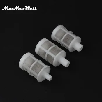 

2pcs NuoNuoWell 8mm 10 mm 12mm Hose Stainless Steel Mesh Filter for Fish Tank Aquarium Accessory Water Tank Cleaning