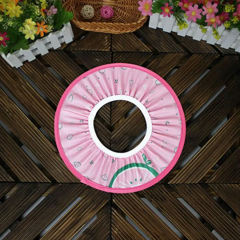 New Safe Children Shampoo Bath Shower Cap Adjustable Baby Shower Hat Baby Shampoo Cap Wash Hair Shield Resizable Hat B0665