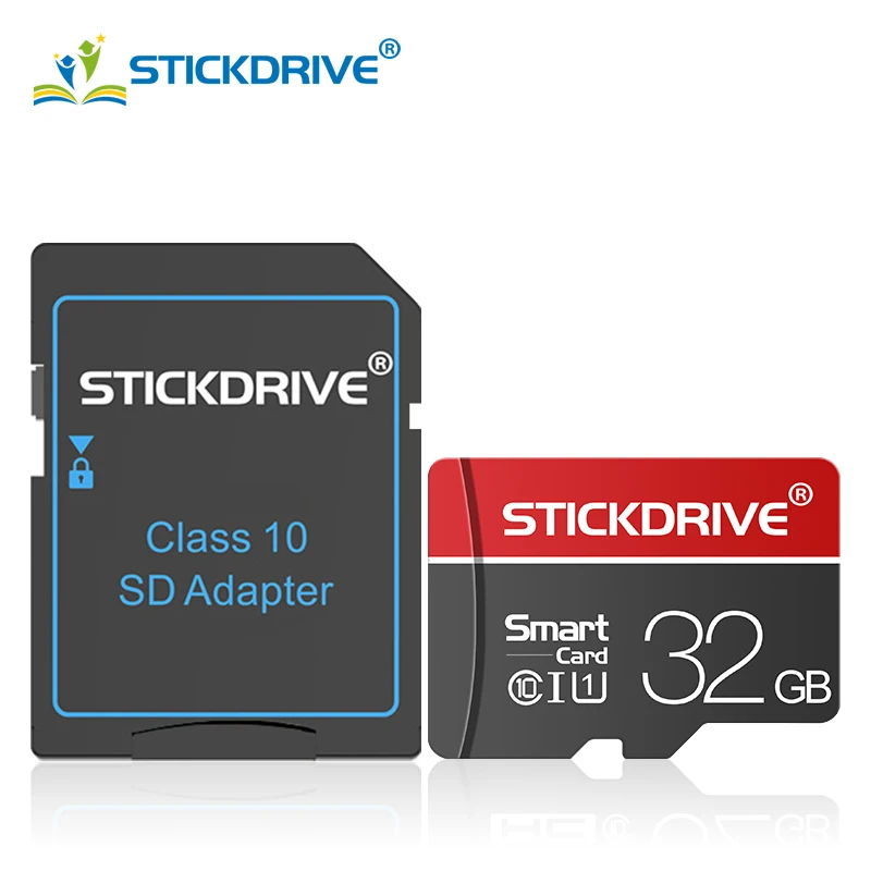 Ультра StickDrive micro sd карта 8 ГБ/16 ГБ/32 ГБ/64 Гб/128 Гб micro sd карта памяти carte memoire 32 Гб C10 мини карта памяти TF Бесплатный SD адаптер