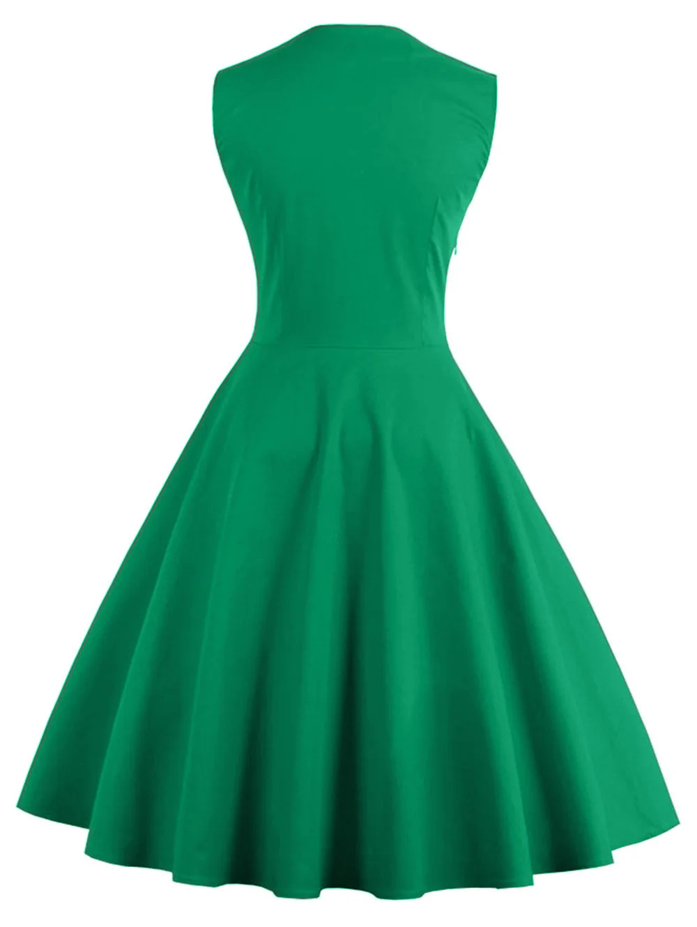 Women Polka Dot Summer Dress-10