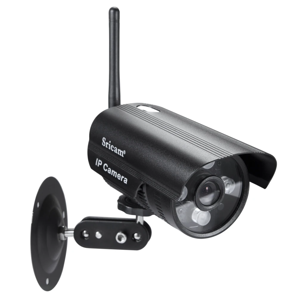 

Black Sricam Waterproof HD 720P IP Camera Mobile Phone Remote Monitor Home Security Infrared Camera Outdoor