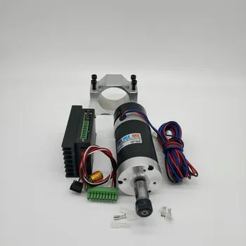 

ER16 DC spindle motor grinding drilling motor 500W high-speed air-cooled spindle + controller + fixture