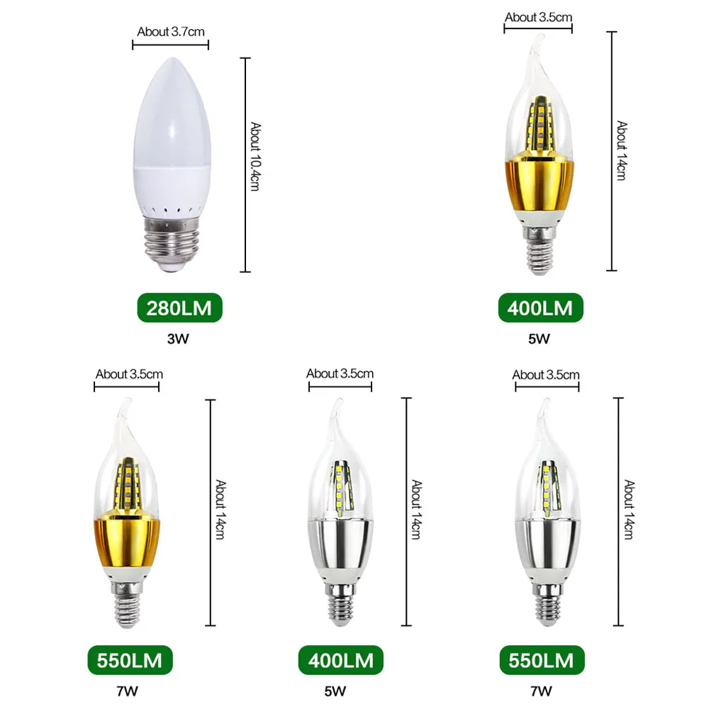 Светодиодный светильник-кукуруза E27, E14, 110 В, 220 В, SMD5730, 3 Вт, 7 Вт, 12 Вт, 15 Вт, 18 Вт, светильник, лампада, светодиодный, диодные лампы, энергосберегающий светильник для дома