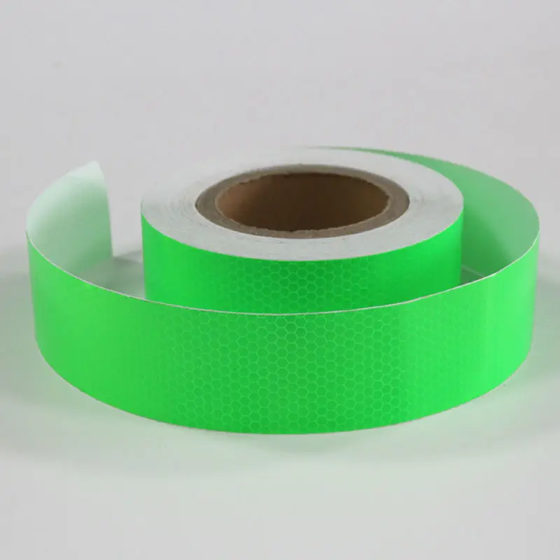 5cm Wide Reflective Tape Safety Warning Conspicuity Film Adhesive tape 2" width red white yellow blue green.